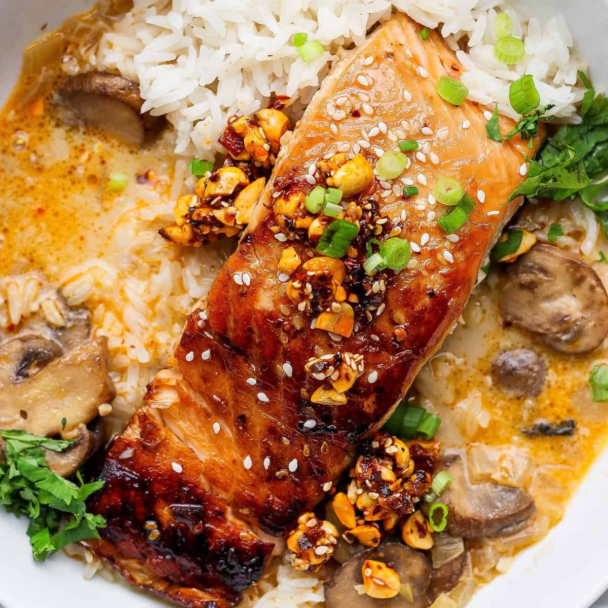 Better Than Viral: Easy Brothy Salmon & Rice for Weeknights